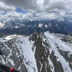 Verortung via Georeferenzierung der Kamera: Aufgenommen in der Nähe von Gemeinde Brandberg, 6290, Österreich in 3100 Meter